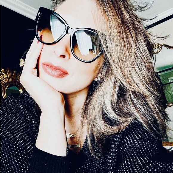 ♥️ TOM FORD EYEWEAR ANOUSHKA CAT EYE
SUNGLASSES - Picture 11 of 16